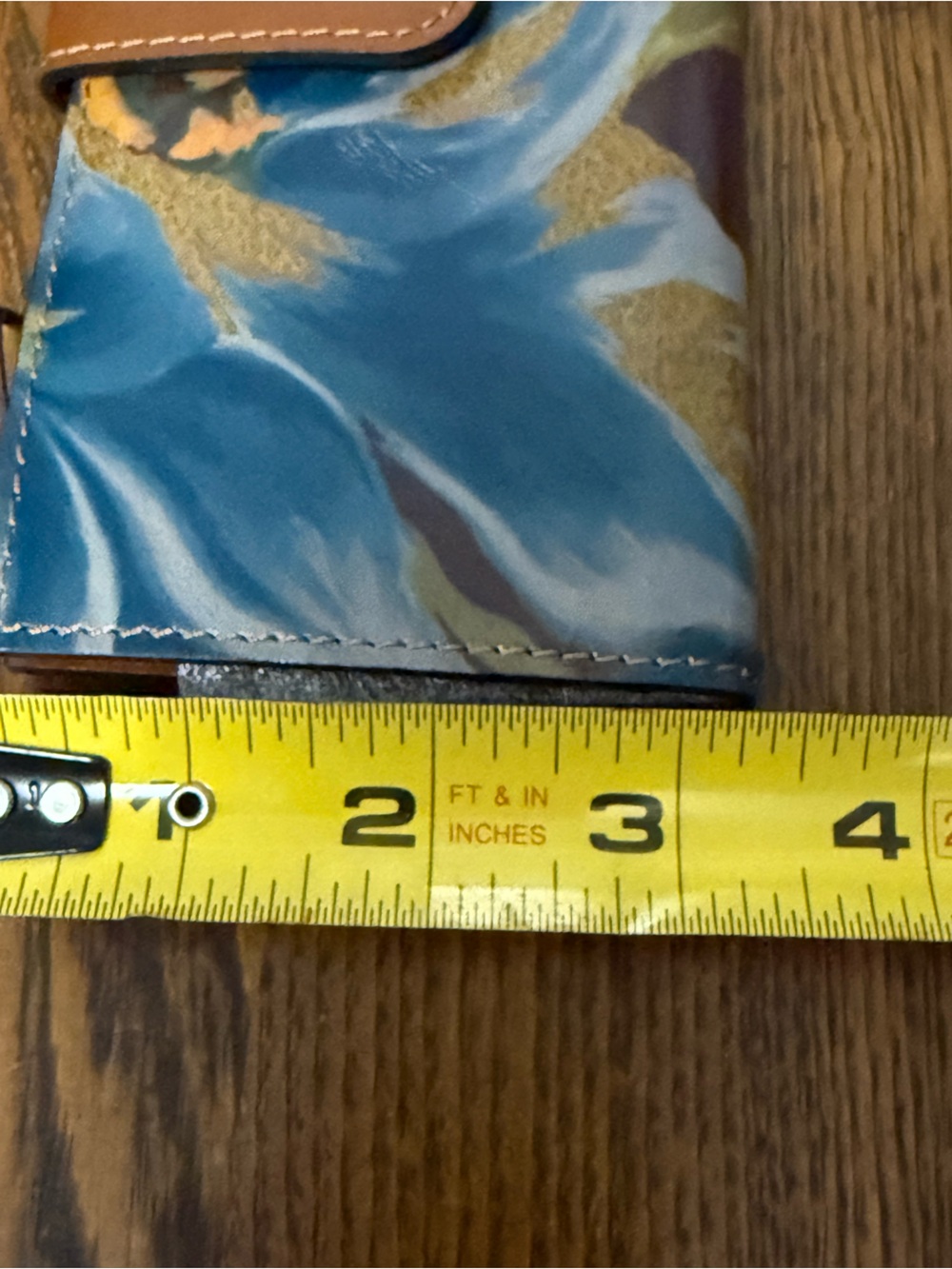 🆕 Patricia Nash Nazari Leather Bifold Wallet Marigold Harvest Print - Picture 9 of 9